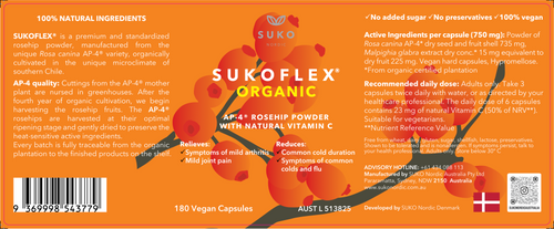 SUKOFLEX® Rosehip Powder (AP-4®) - Capsules